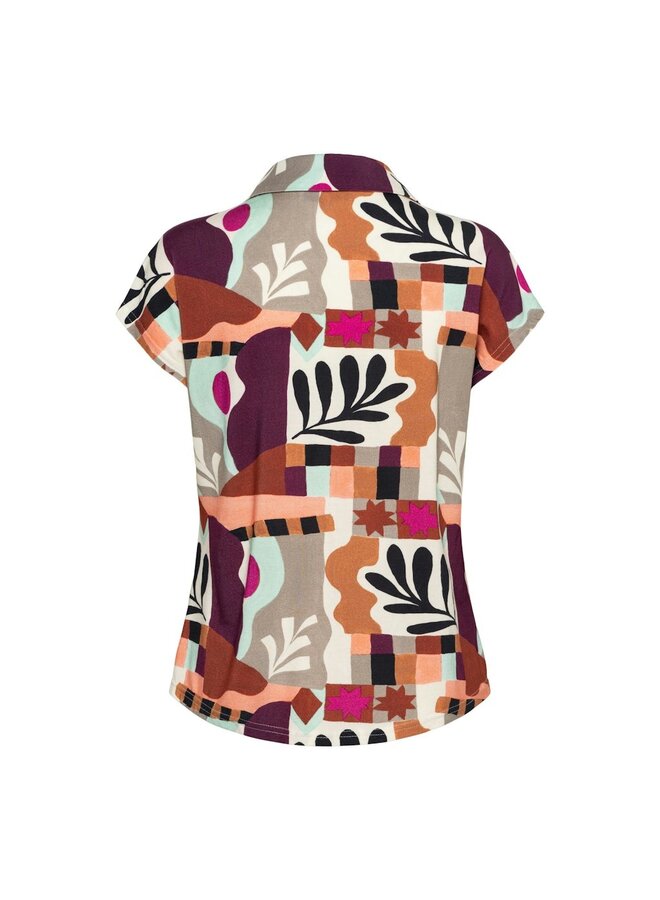 &Co Woman Shirt Kleurrijk Valetta BL439