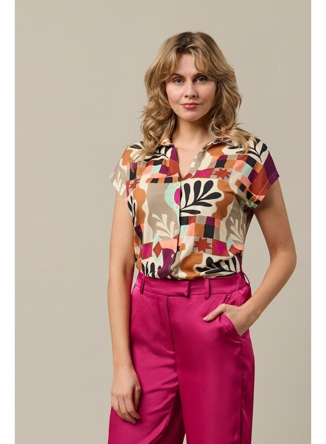 &Co Woman Shirt Kleurrijk Valetta BL439
