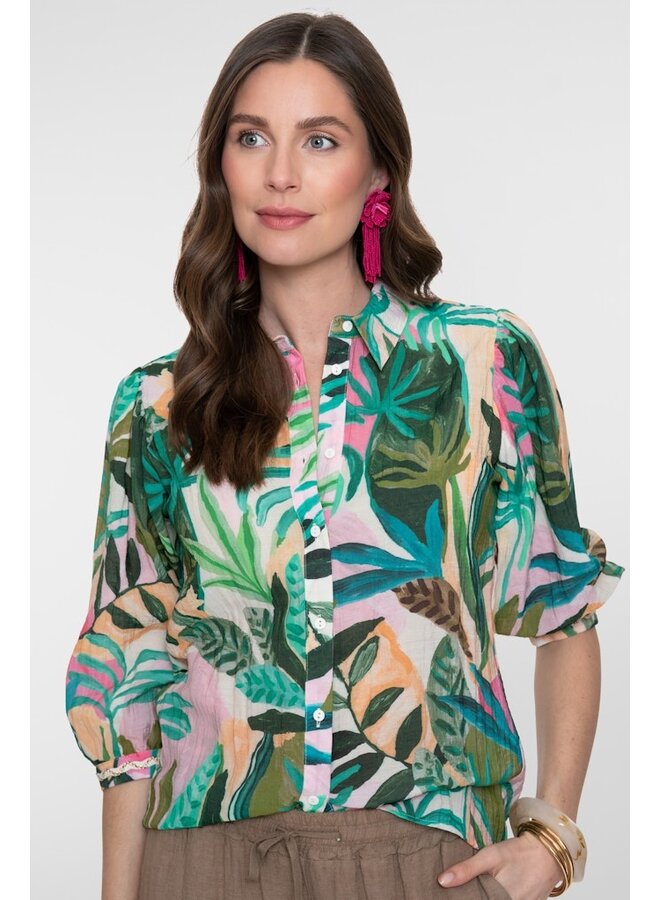Geisha Blouse Groen 63450-20