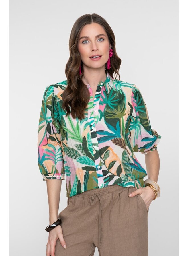 Geisha Blouse Groen 63450-20