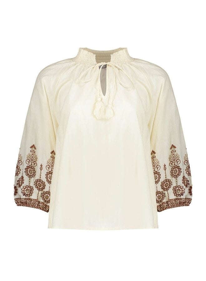 Geisha Blouse Ecru 63434-26
