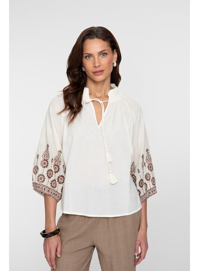 Geisha Blouse Ecru 63434-26