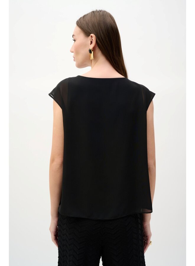 Joseph Ribkoff Top Zwart 262068