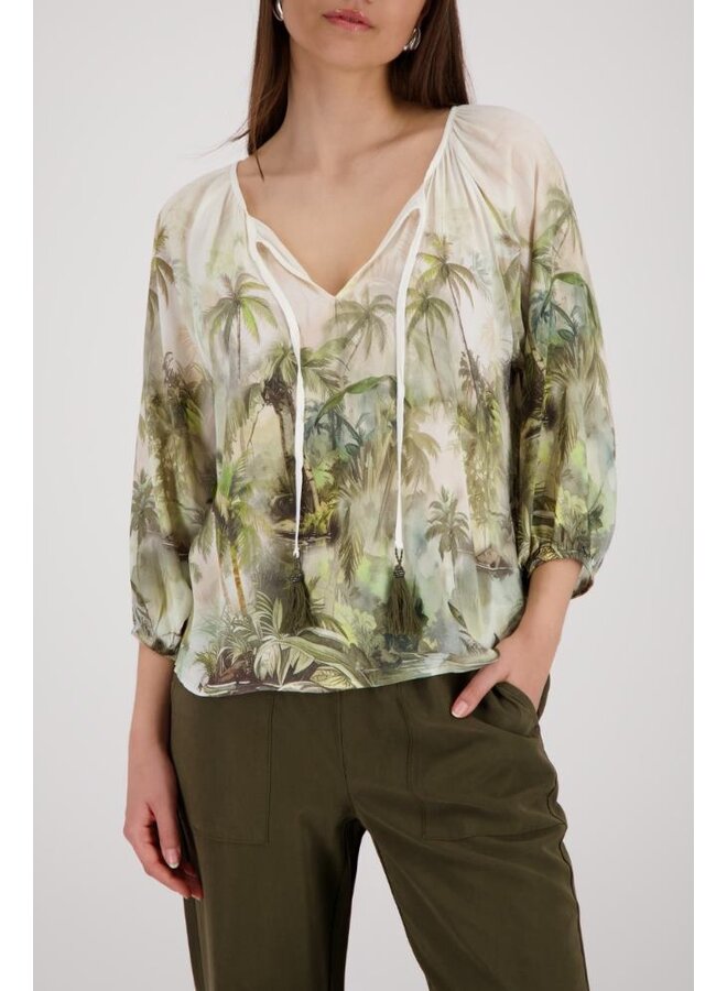 Monari Blouse Groen 410678