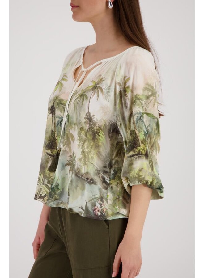 Monari Blouse Groen 410678