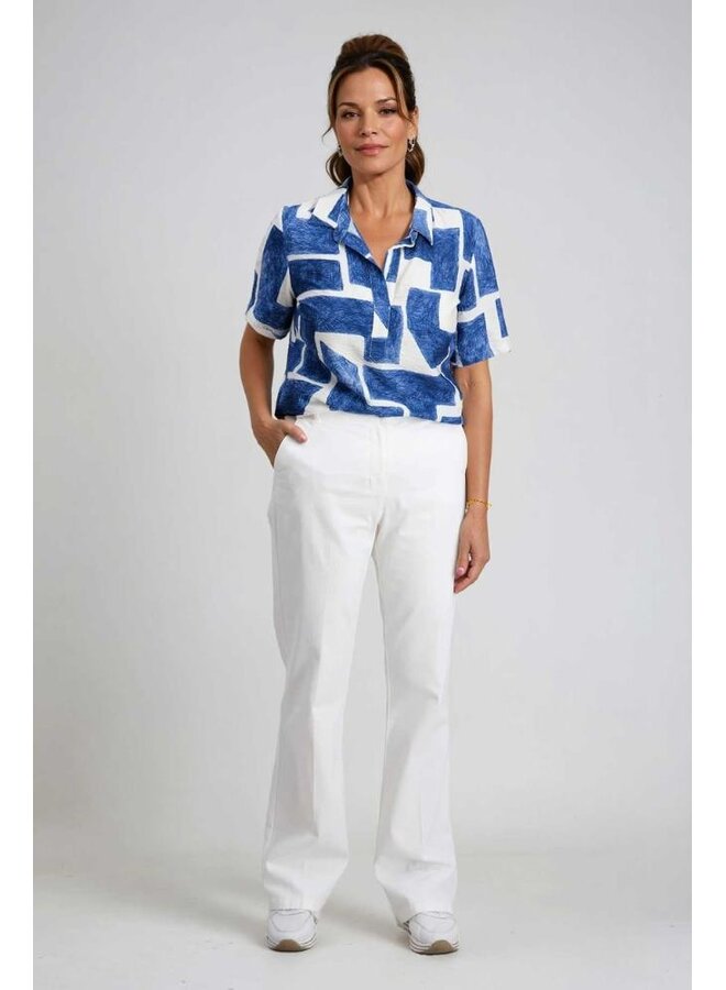 Signe Nature Blouse Blauw 840300