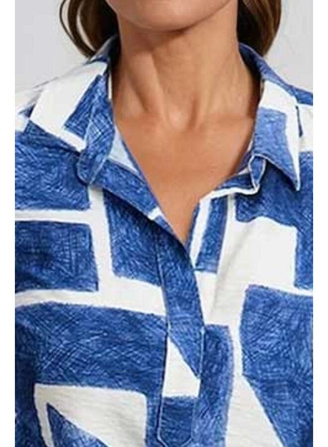 Signe Nature Blouse Blauw 840300