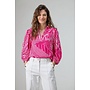 Label Dot Blouse Fuchsia Amoura