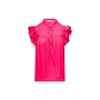 Label Dot Blouse Fuchsia Mindy