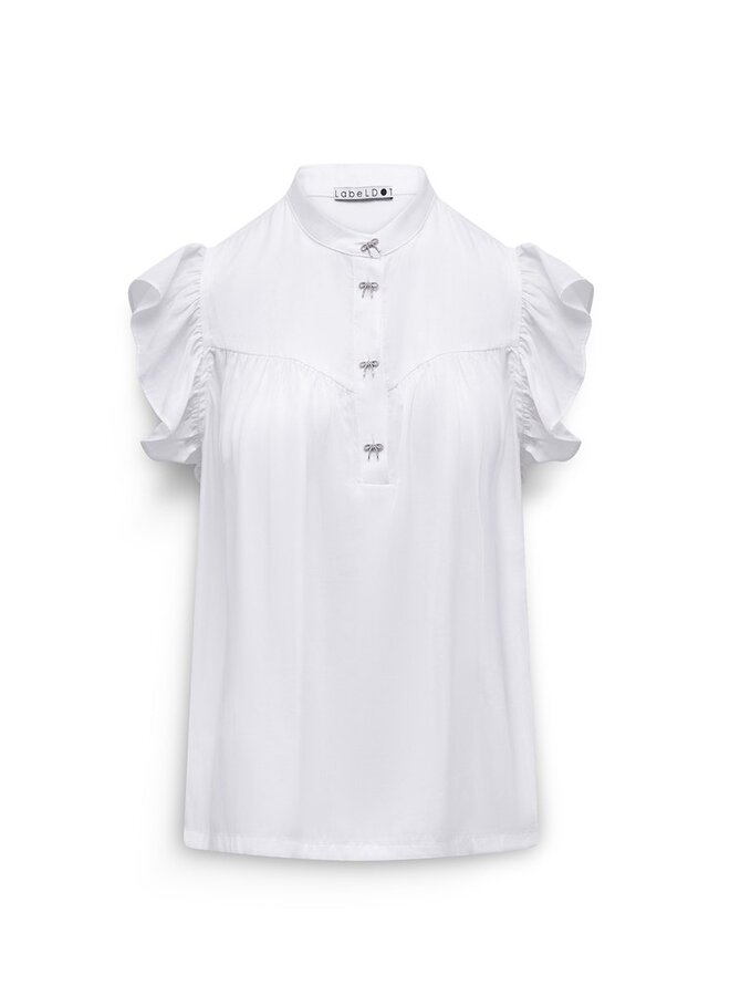Label Dot Blouse Wit Mindy