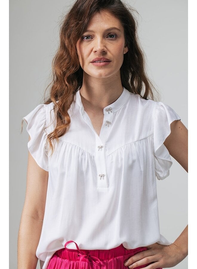 Label Dot Blouse Wit Mindy