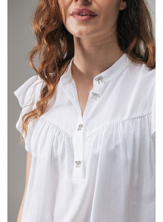 Label Dot Blouse Wit Mindy