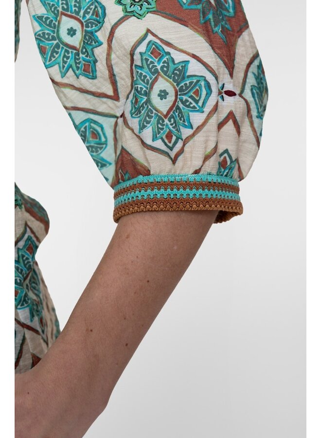 Geisha Blouse Mint 63453-20