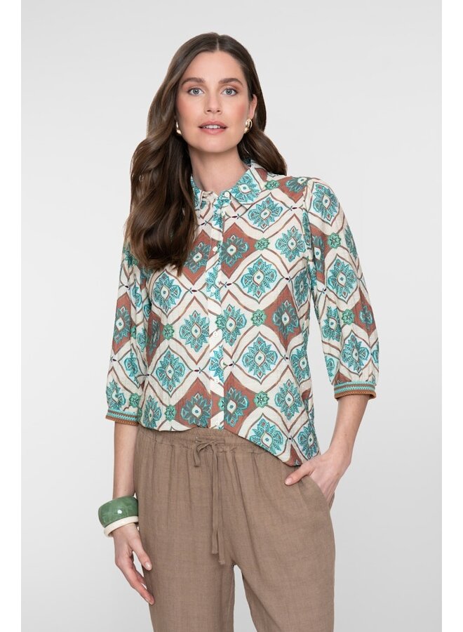 Geisha Blouse Mint 63453-20