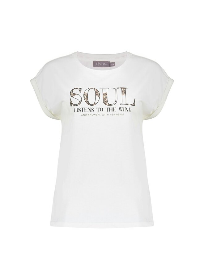 Geisha Shirt Offwhite 62370-41