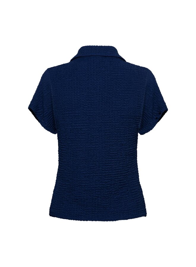 &Co Woman Blouse Indigo Blauw Thyra BL441