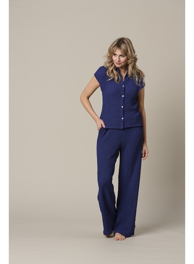 &Co Woman Blouse Indigo Blauw Thyra BL441