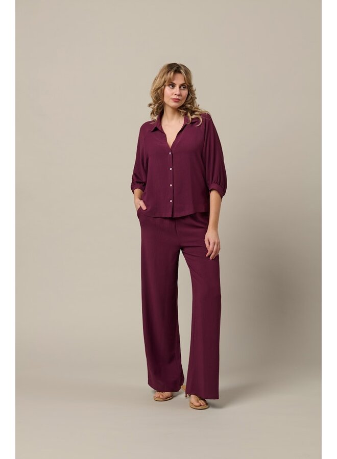 &Co Woman Blouse Bourgogne Rood Marijke BL436
