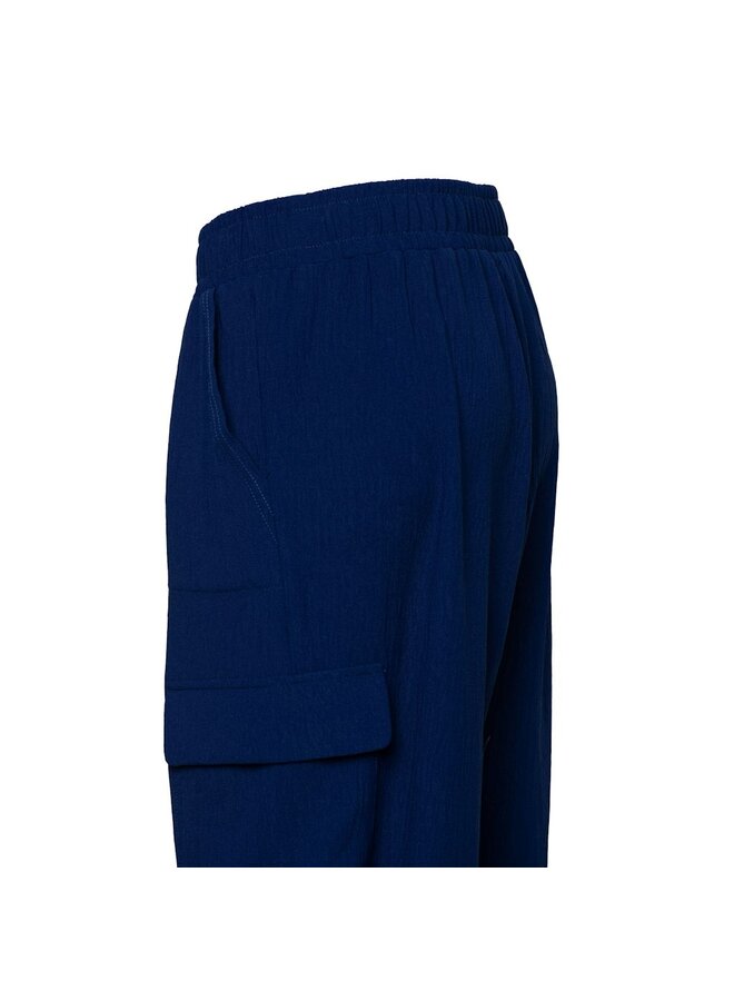 &Co Woman Enkelvrije Broek Blauw Mandy PA444