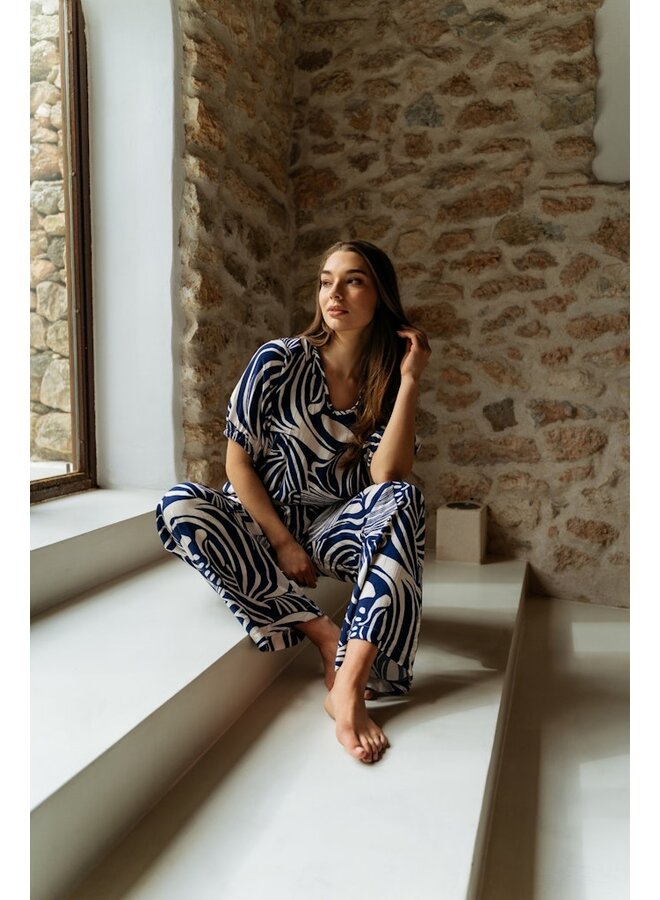 &Co Woman Shirt Blauw Amelie TO375