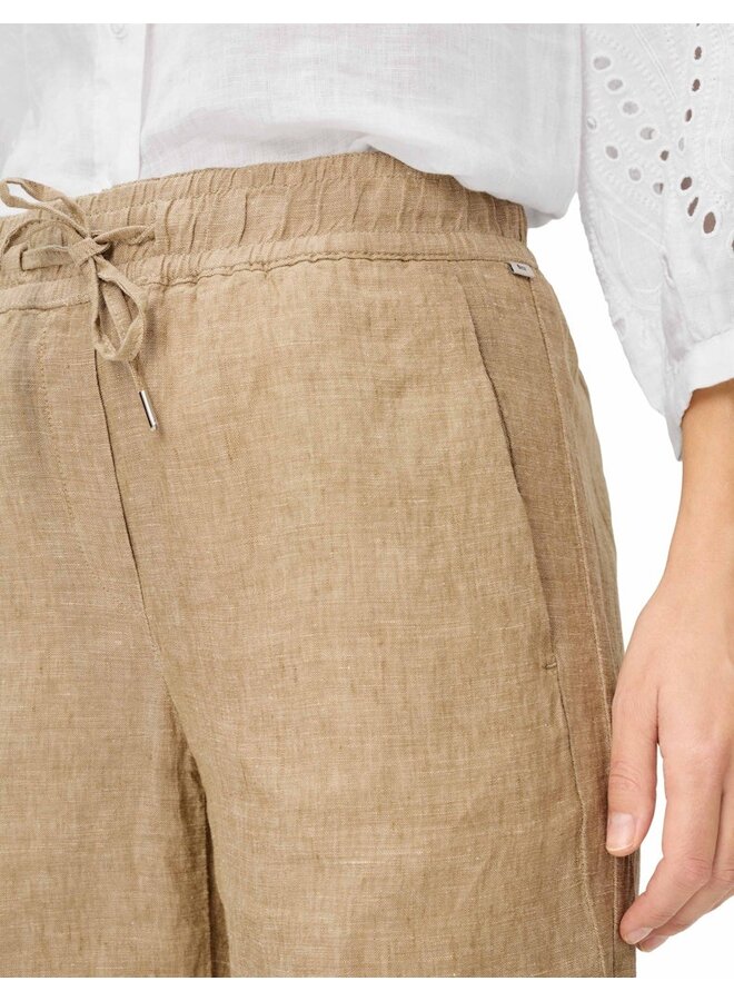 Brax Broek Linnen Zand 09-2202 Farina