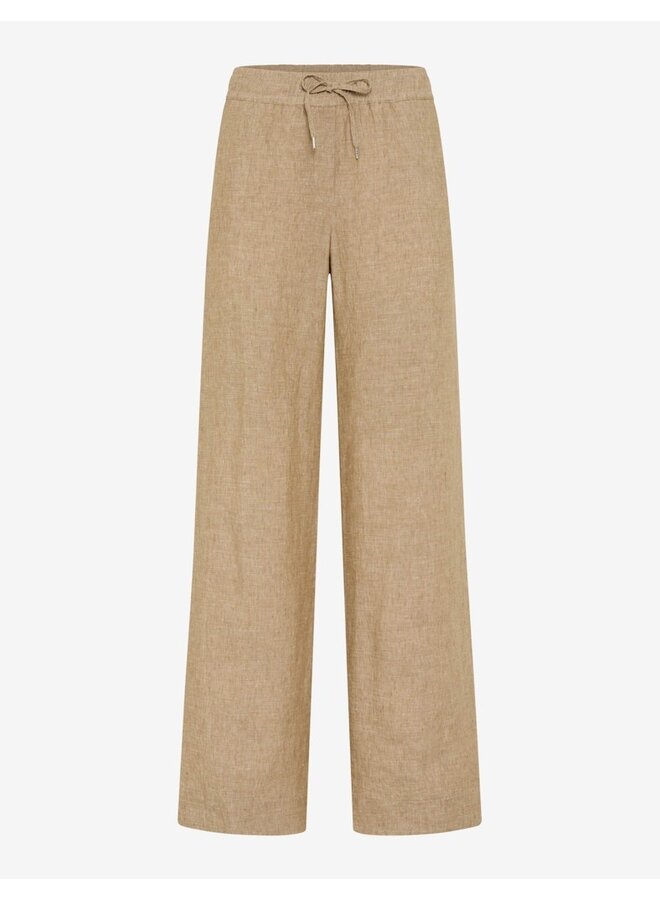 Brax Broek Linnen Zand 09-2202 Farina