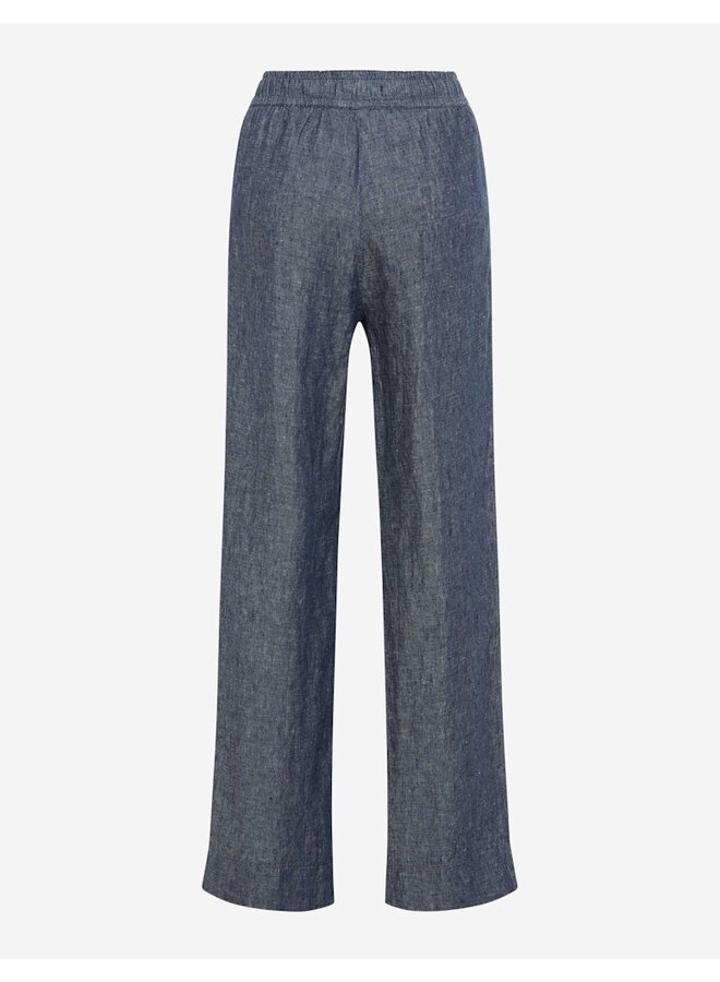 Brax Broek Linnen Marine 09-2202 Farina