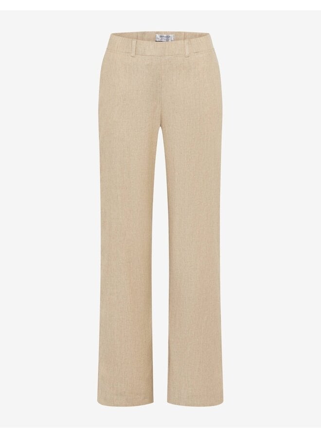 Raphaela Linnen Broek Beige 10-2000 Pam Flared