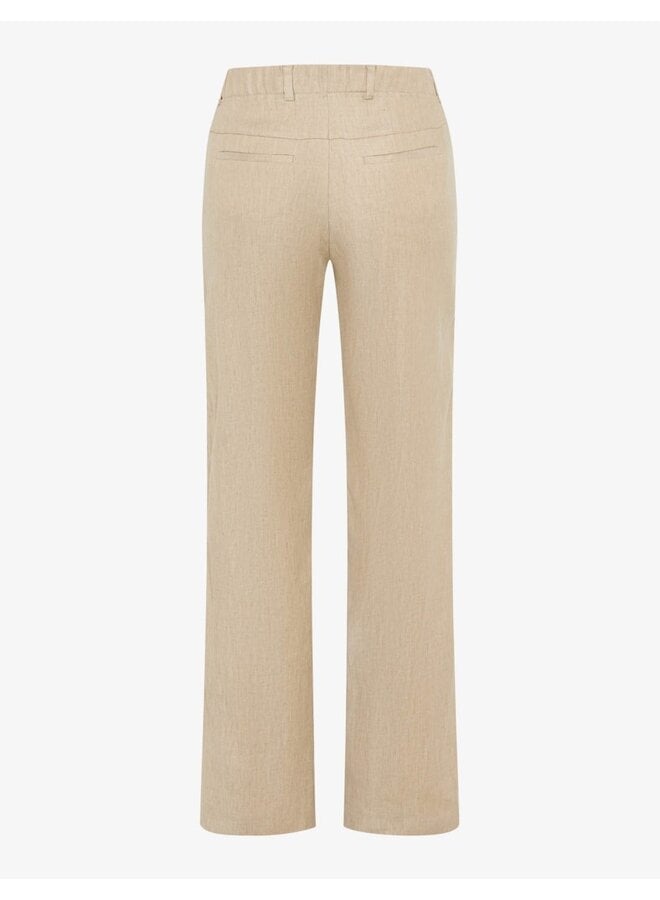 Raphaela Linnen Broek Beige 10-2000 Pam Flared