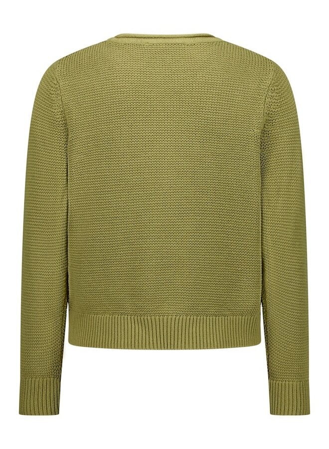 Betty & Co Pullover Olijfgroen 5040-3095