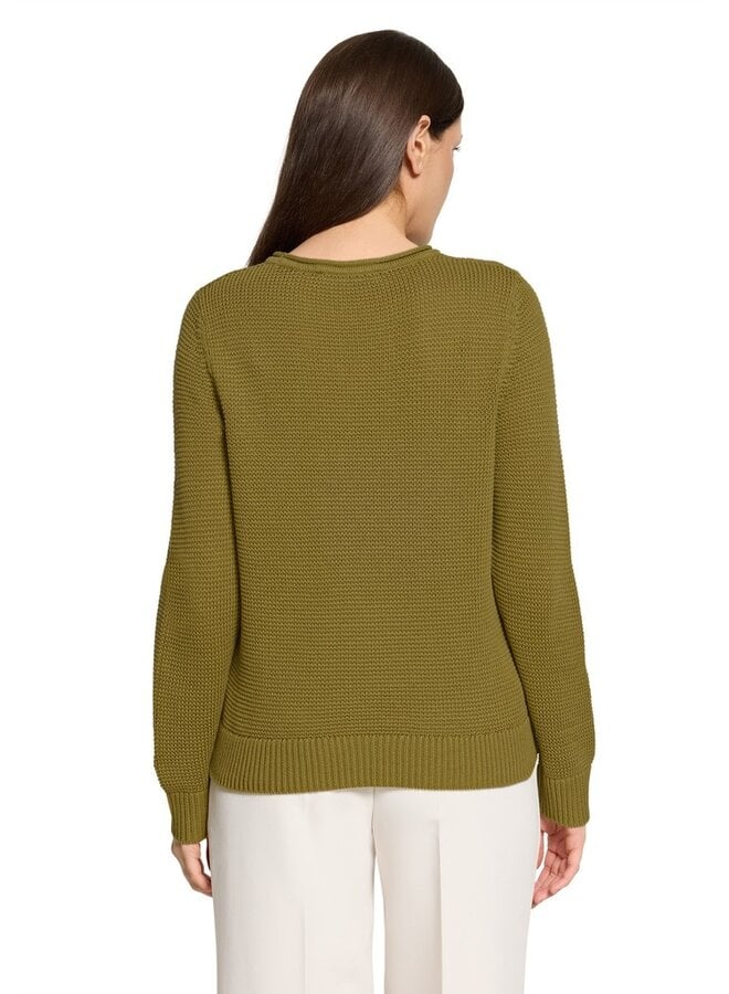 Betty & Co Pullover Olijfgroen 5040-3095