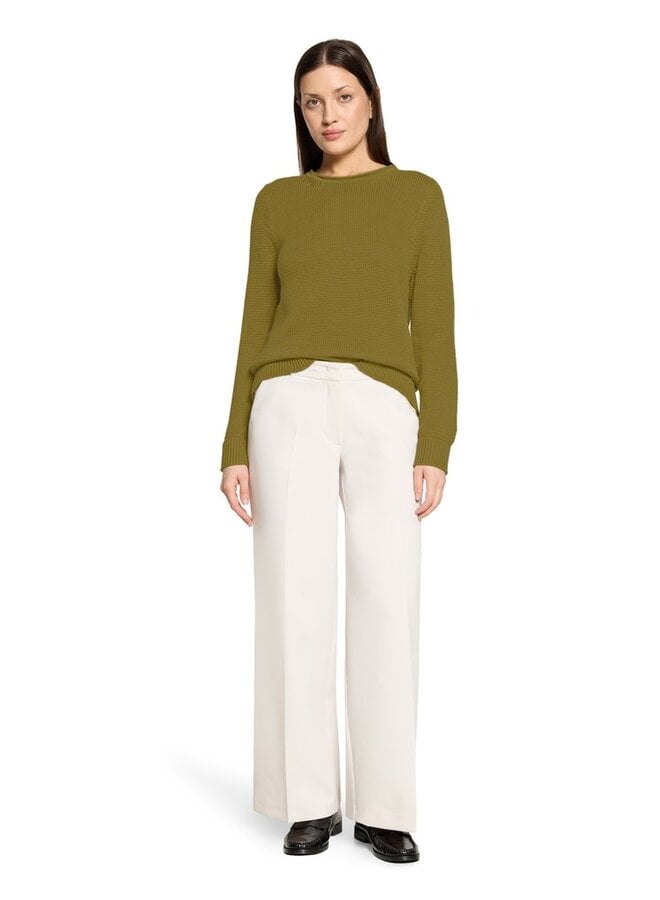 Betty & Co Pullover Olijfgroen 5040-3095