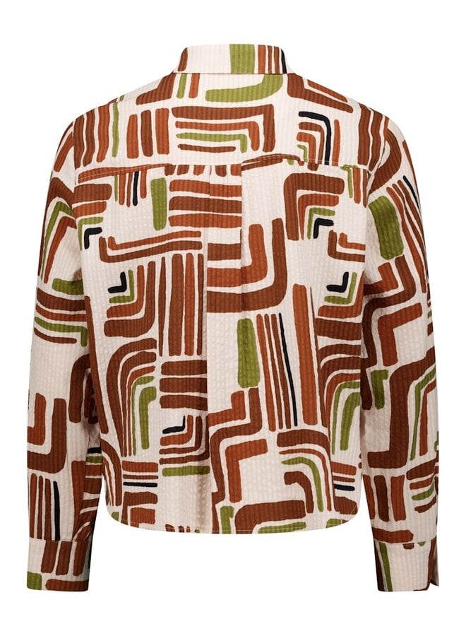 Betty & Co blouse Bruin 8029-3039