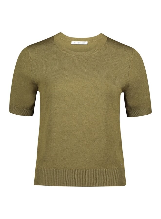 Betty & Co Pullover Olijfgroen 5885-3275