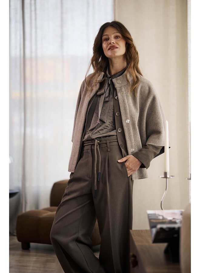 Label Dot Broek Taupe Rosan
