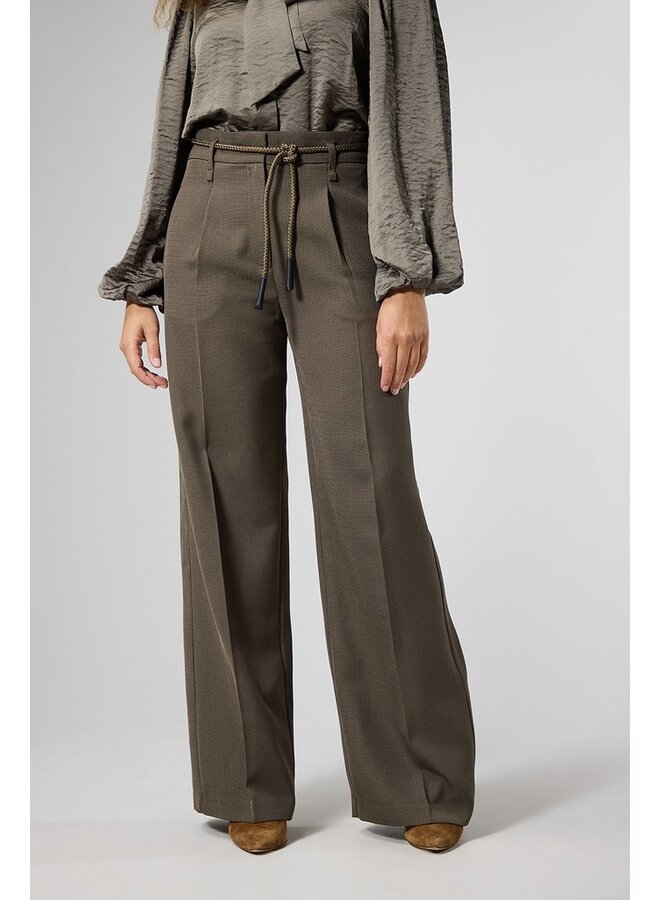 Label Dot Broek Taupe Rosan