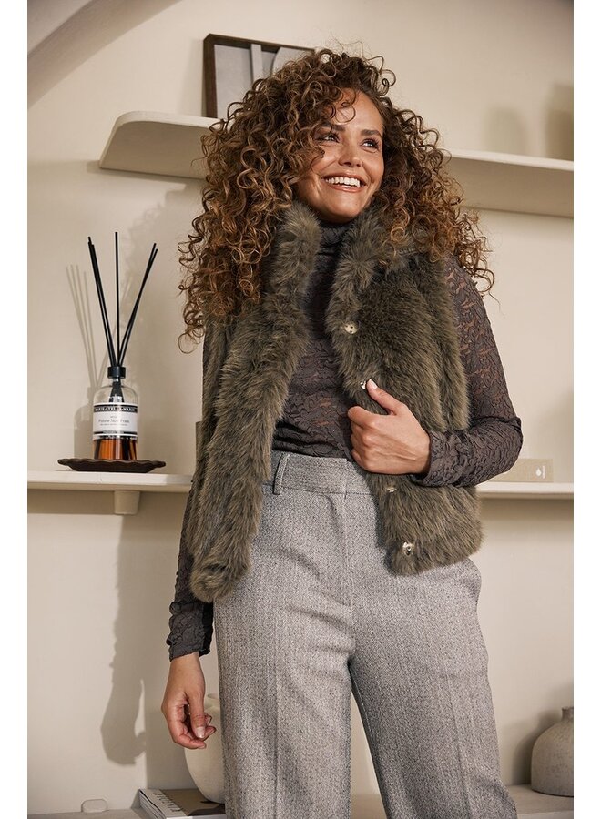 Label Dot Bontje Taupe Liane
