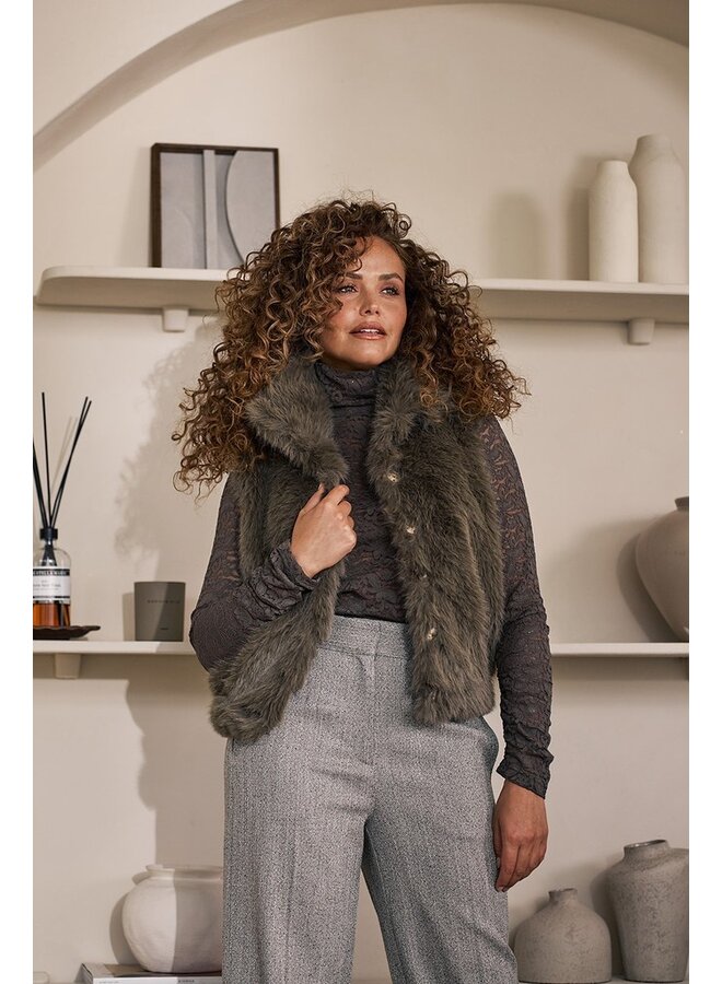Label Dot Bontje Taupe Liane