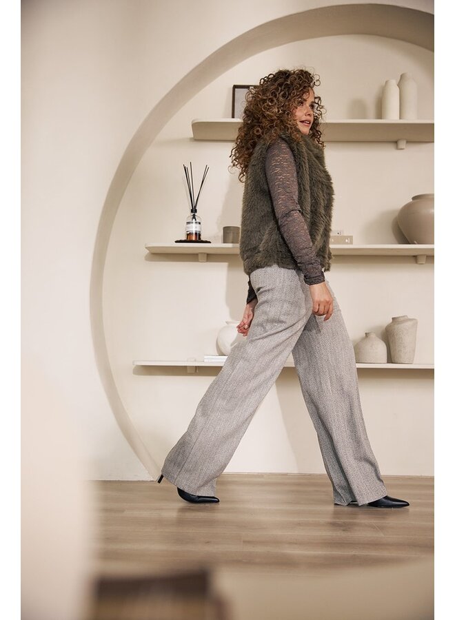 Label Dot Bontje Taupe Liane