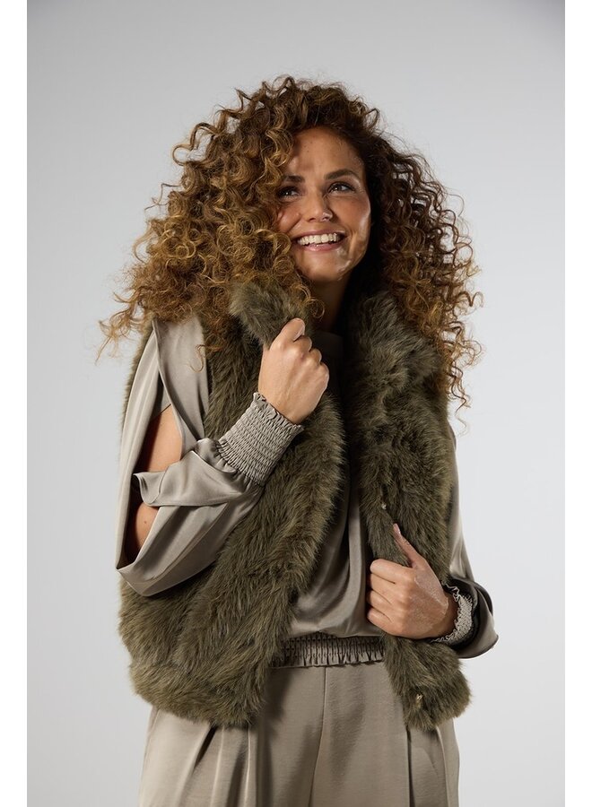 Label Dot Bontje Taupe Liane