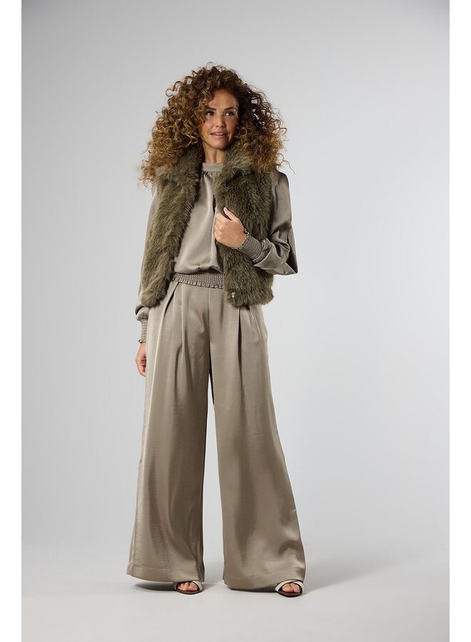 Label Dot Bontje Taupe Liane
