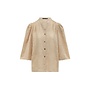 Label Dot Blouse Beige Adelien