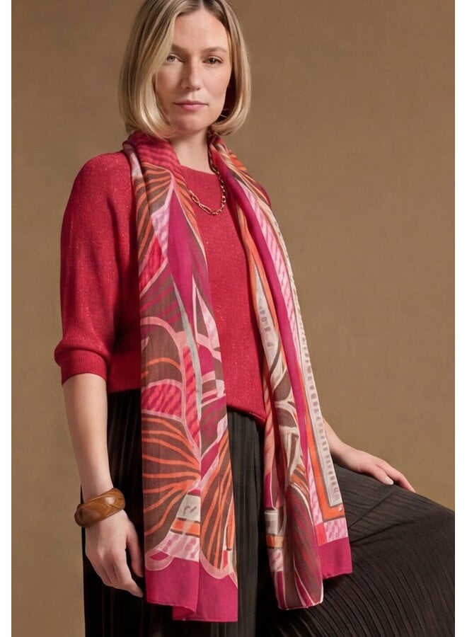 Bianca Shawl Rood 87500