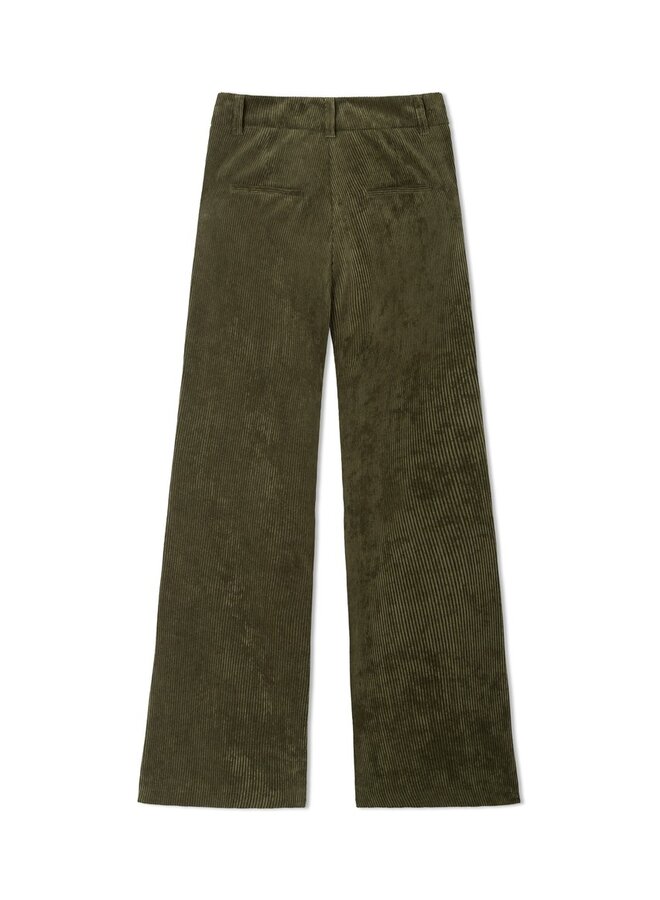 Cambio Ribcord Broek Khaki 7108-024601 Amelie