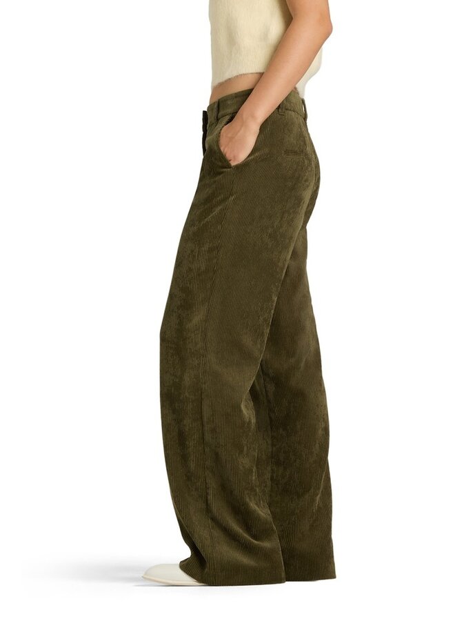 Cambio Ribcord Broek Khaki 7108-024601 Amelie