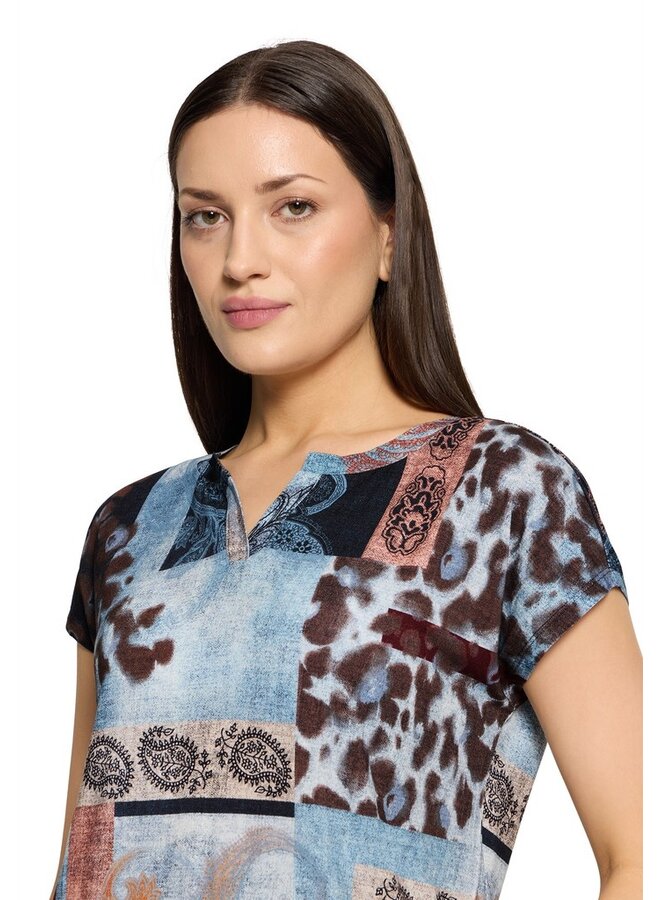Betty Barclay Blousonshirt Blauw 2937-1667