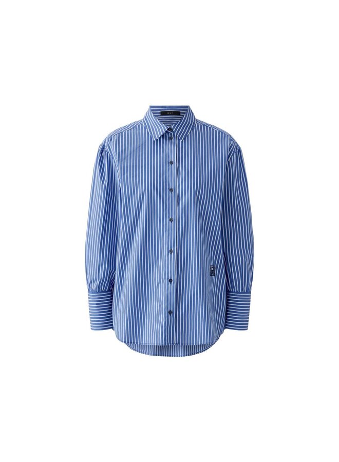 OUI Blouse Blauw 99200
