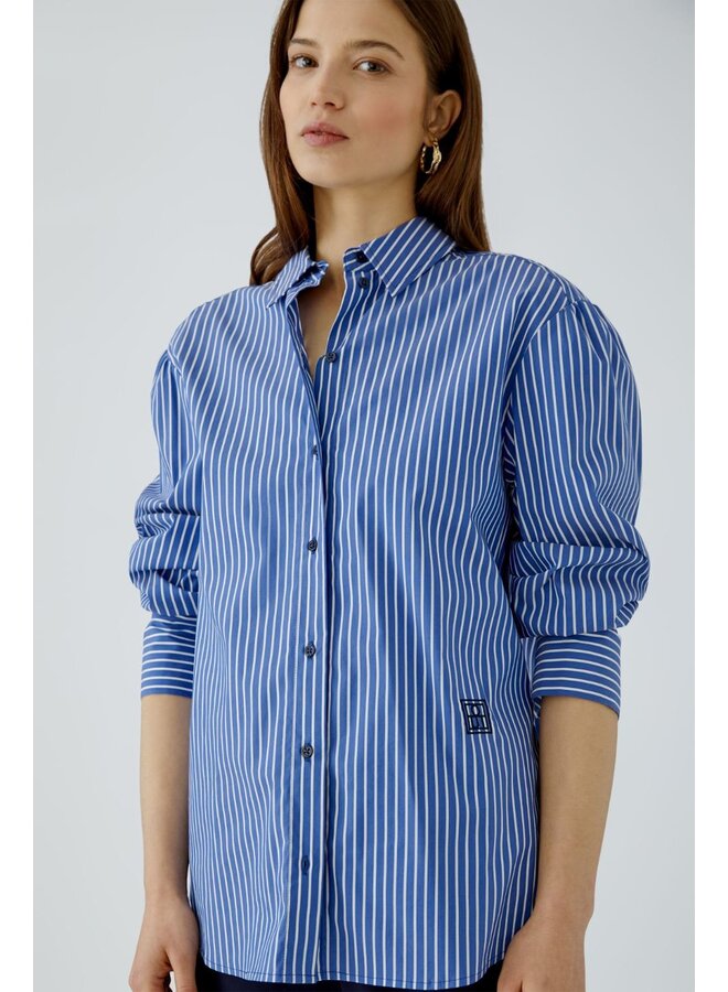 OUI Blouse Blauw 99200