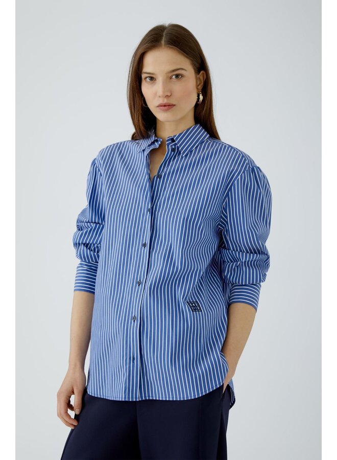 OUI Blouse Blauw 99200
