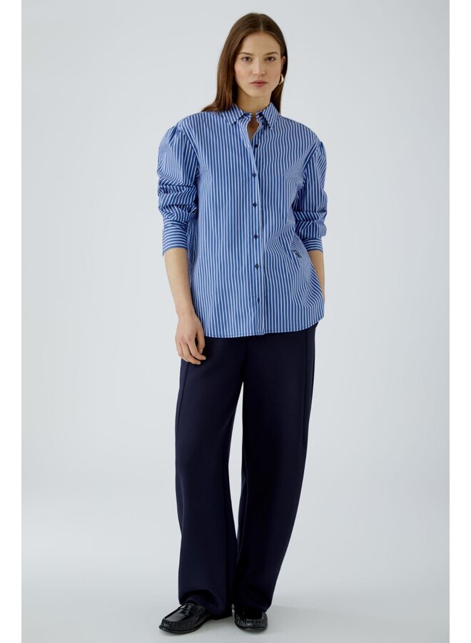 OUI Blouse Blauw 99200